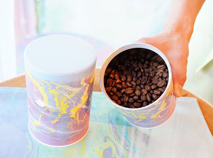 高麗恵子マーブリングキャニスター - Andromeda Ethiopia Coffee Online shop